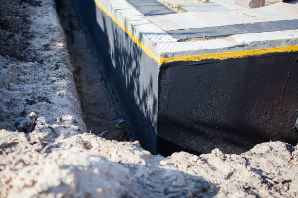 Residential Foundation Crack Repair installation at a Portland, MI home by SJ Waterproofing Pros